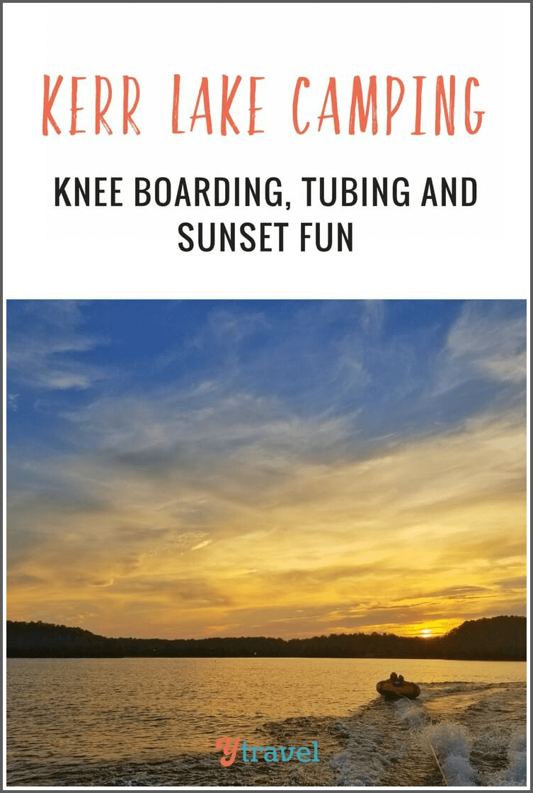 Do you like tubing and kneeboarding? We had a fun few days camping with friends at Kerr Lake North Carolina. It's a top spot for a family camping getaway