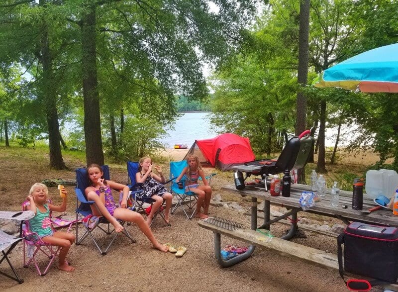 Satterwhite Point campsite Kerr Lake NC (13)