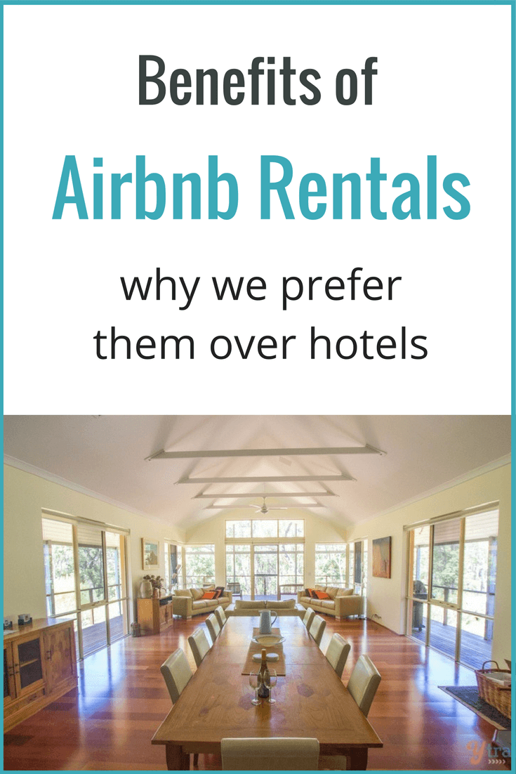 We love staying in Airbnb rentals, they offer many benefits over staying in hotels, especially for family accommodation. Come read why!
