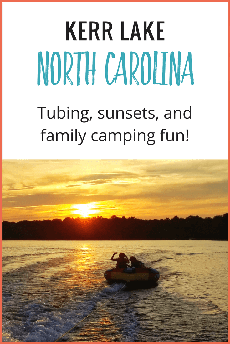 Do you like tubing and kneeboarding? We had a fun few days camping with friends at Kerr Lake North Carolina. It's a top spot for a family camping getaway