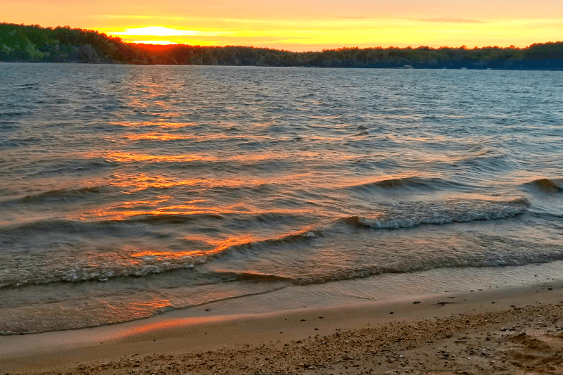Sunset at Kerr Lake, North Carolina