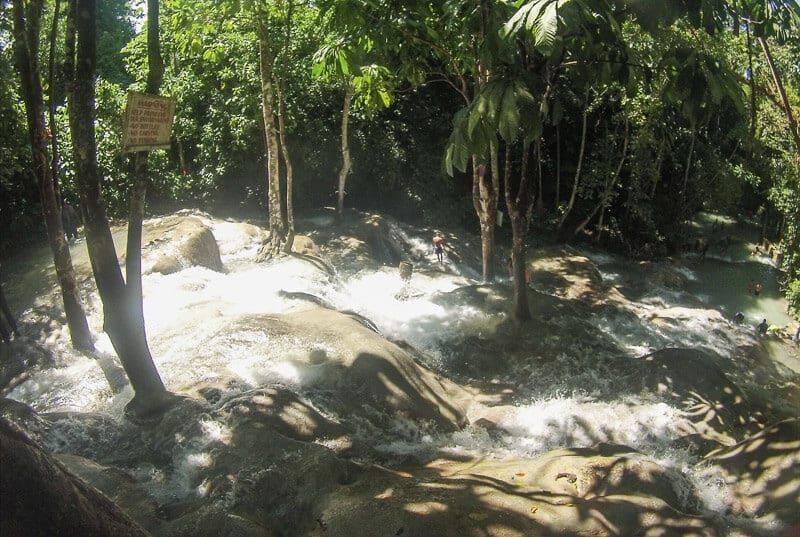 Dunn's River Falls in Jamaica