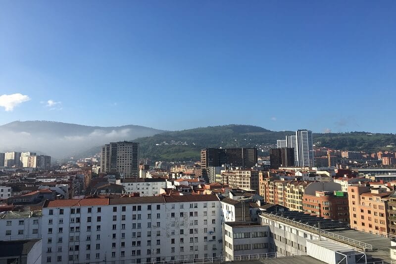 Views of Bilbao in the Basque region of Spain