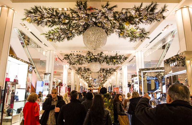 Christmas Shopping at Macy's New York