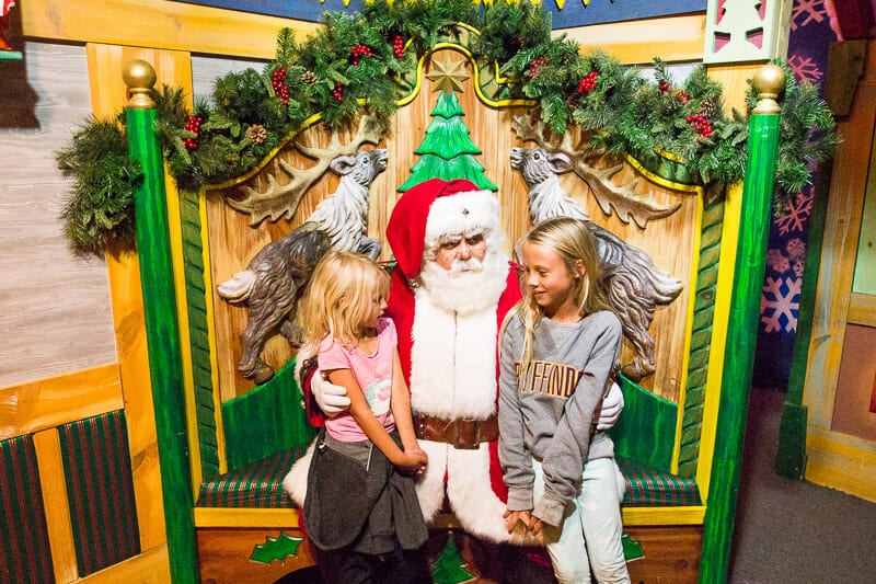Santaland Macy's Christmas with kids