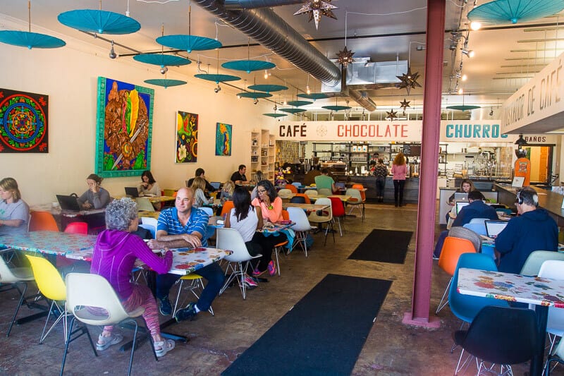 Great coffee at Cocoa Cinnamon Cafe in Durham, North Carolina