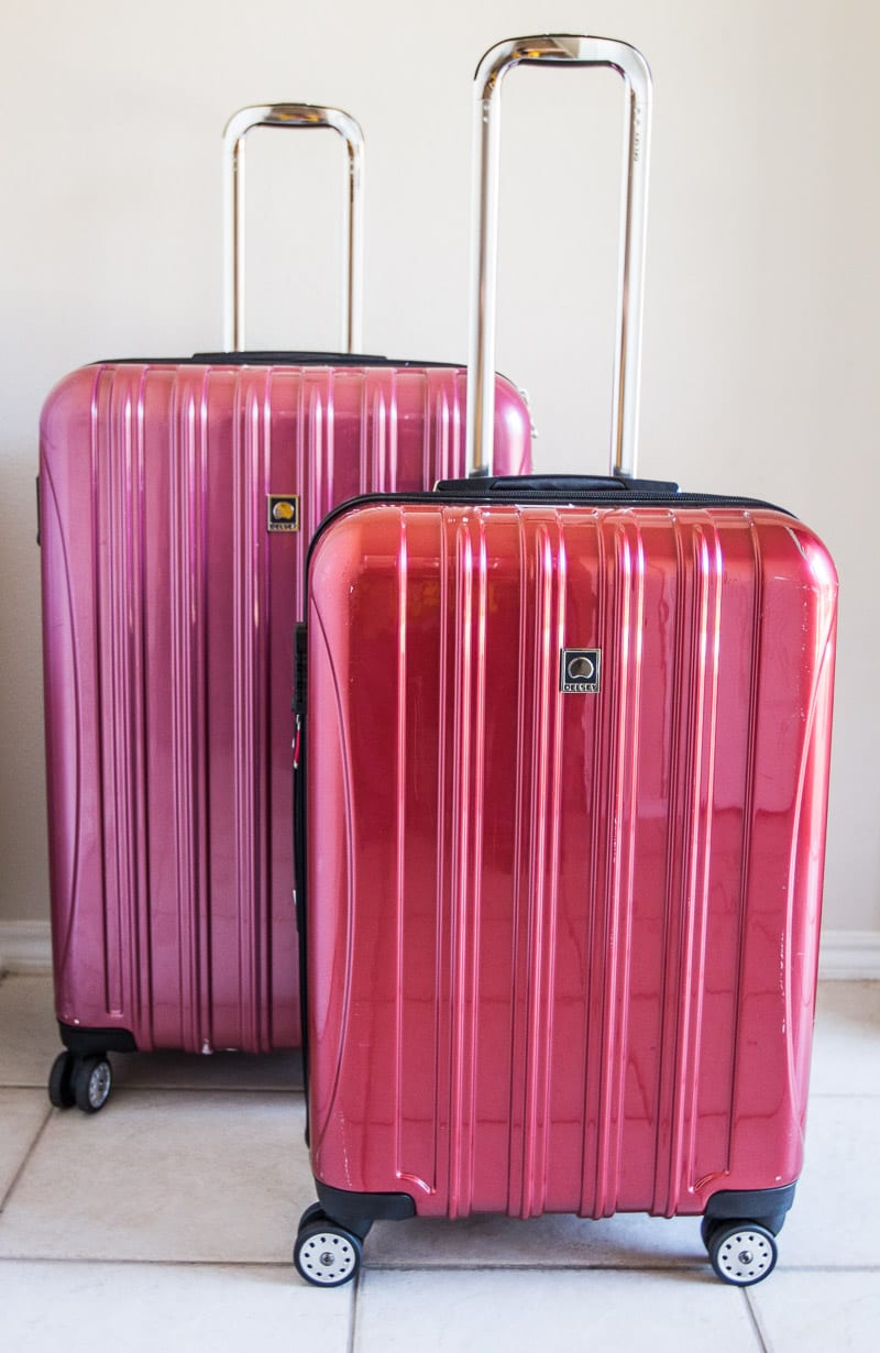 Delsey Helium Aero Luggage - one of the best travel suitcases for style, ease, and durability.