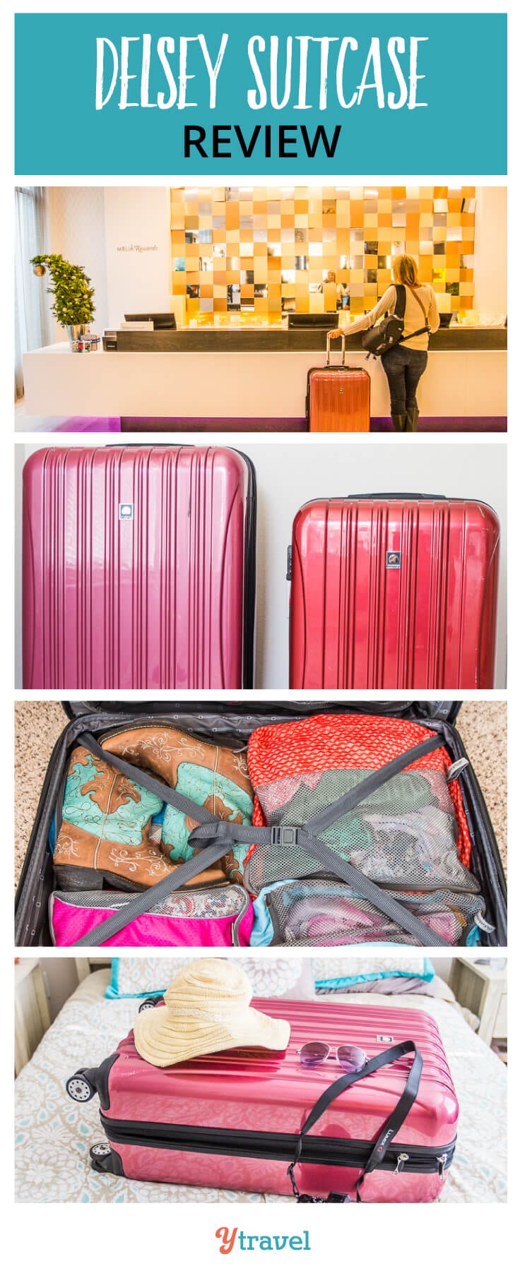 Delsey luggage review - one of the best travel suitcases for style, ease, and durability.