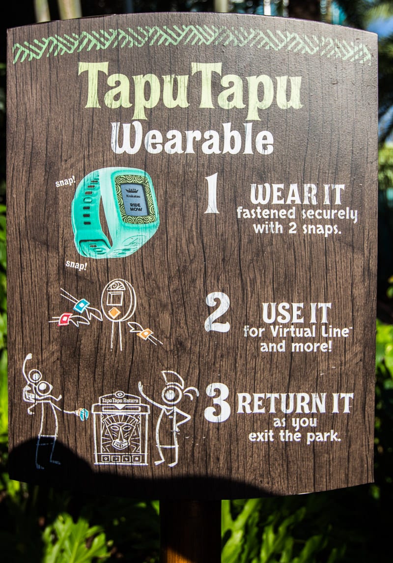 How the Tapu Tapu works at Volcano Bay