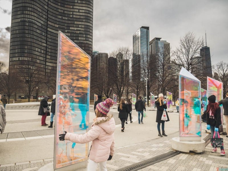 Prismatica Art installation Polk Park Chicago (1)
