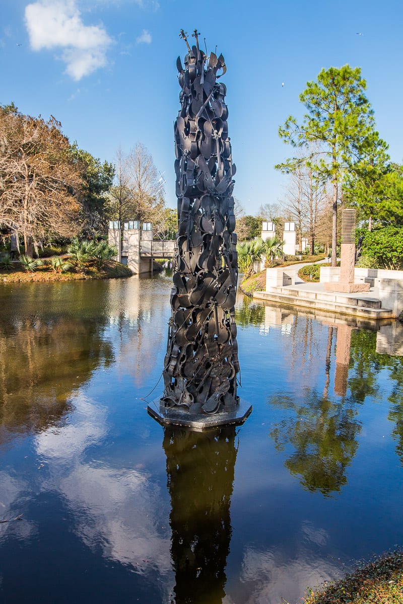Sculpture Garden at City Park in New Orleans