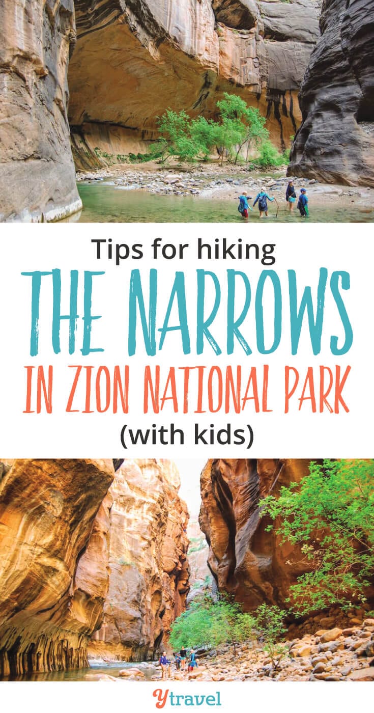 hiking the narrows with kids