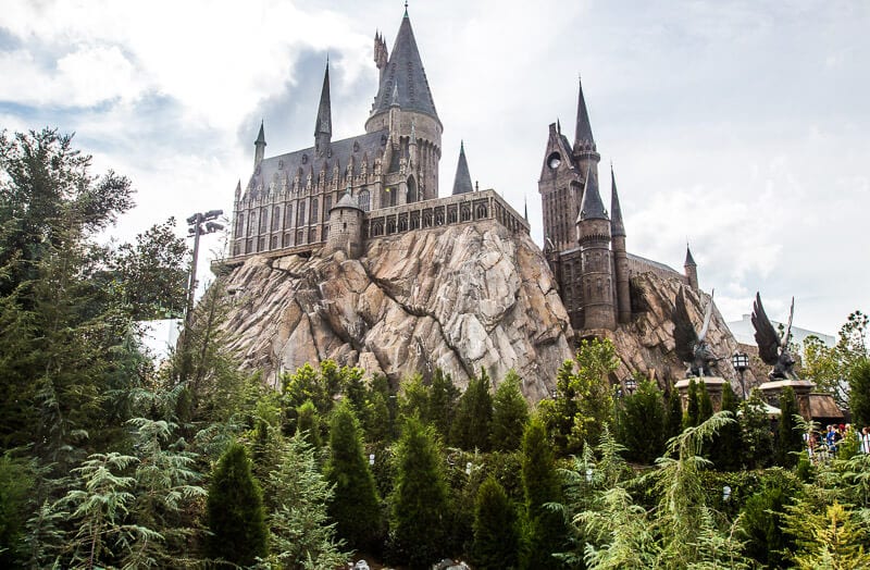 Hogwarts Castle at The Wizarding World of Harry Potter in Universal Orlando