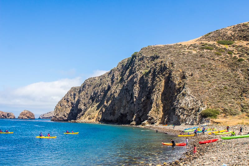 Kayaking in Channel Islands National Park, California