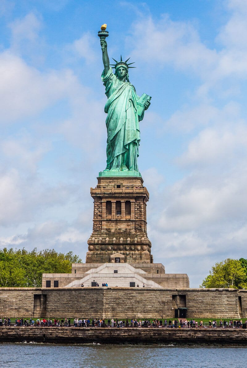 Statue of Liberty front view 