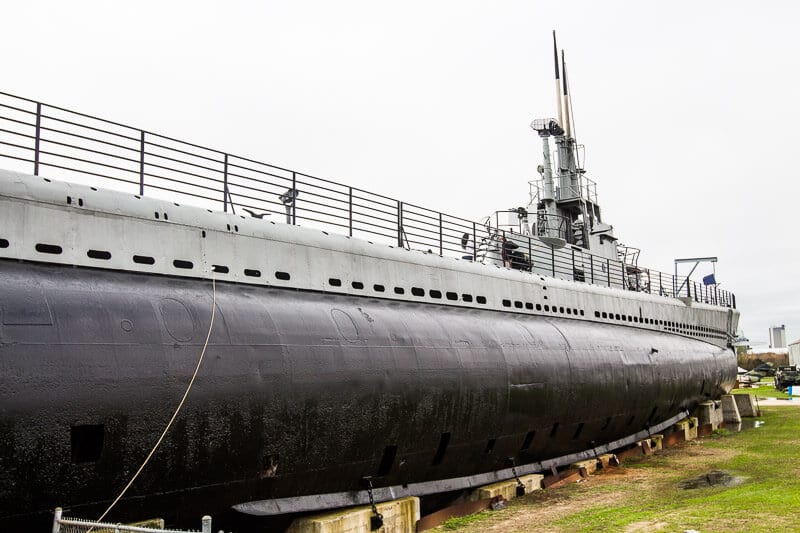 National Historic Landmark WWII submarine USS DRUM (SS-228)