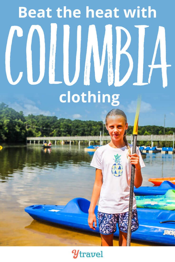 Columbia clothes for travel and leisure - Learn how to stay cool and protected with Columbia Sportswear. Click through to see more Columbia gear and tips for what to wear for travel and leisure!