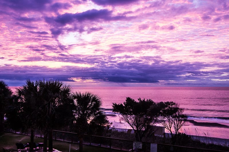 Sunrise at Myrtle Beach, South Carolina
