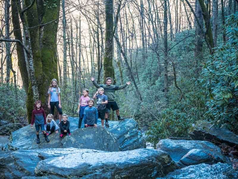 Catawba Falls Trail Asheville with kids (1)