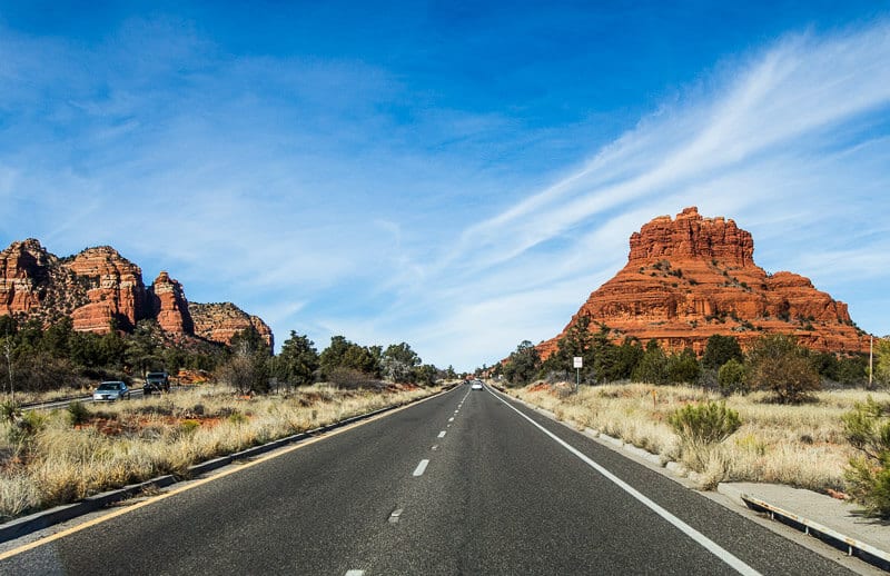 Red Rock scenic byway Sedona with kids