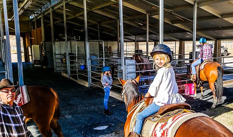 Horse riding at Lajitas, Texas
