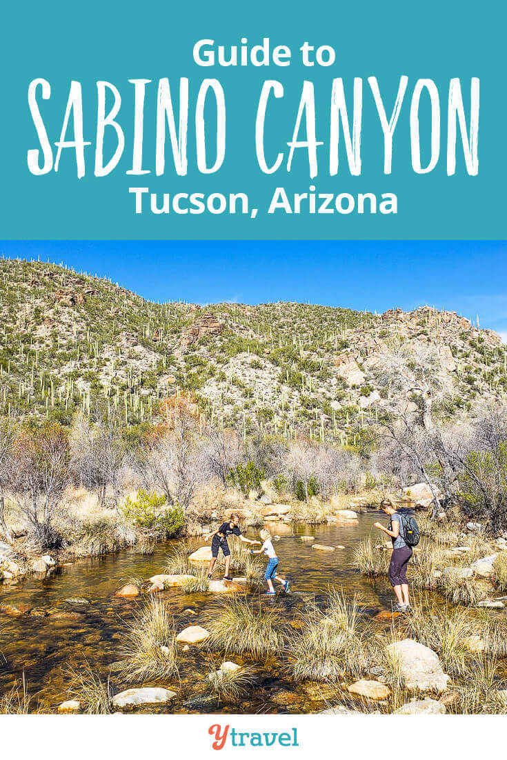 Things to do in Sabino Canyon, Tucson. If you love hiking, this is one of the best places in Arizona. See our guide inside for tips on hiking trails and places to stay in Tucson.