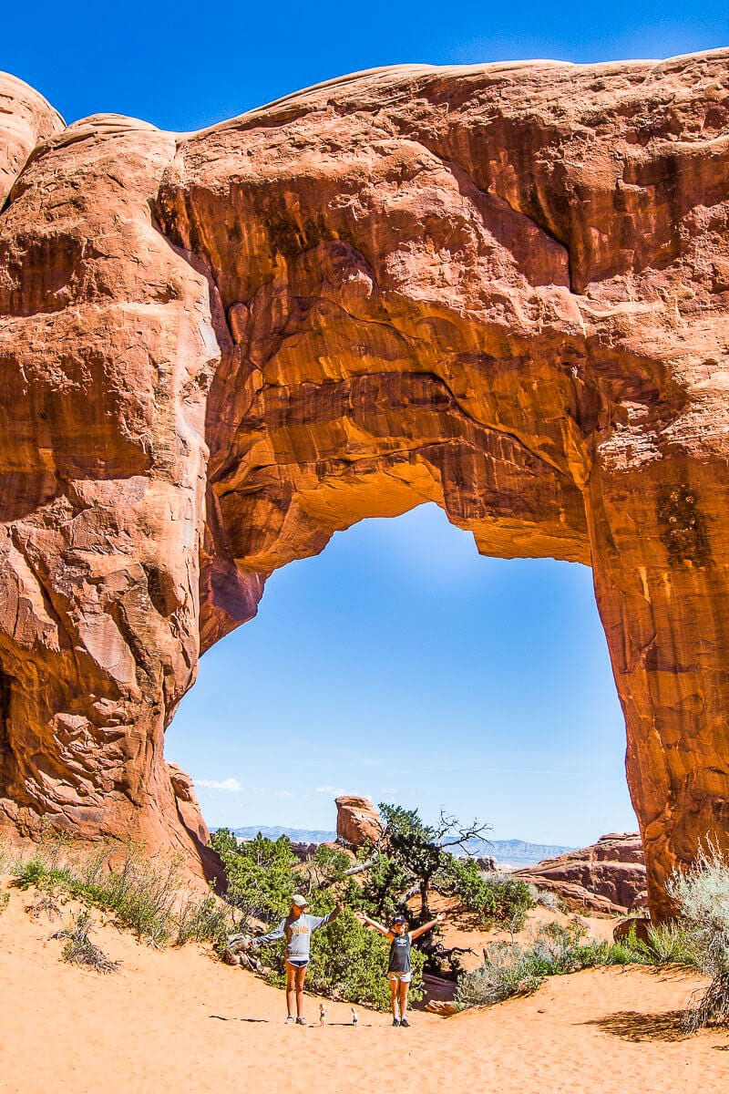 Pine Tree Arch in Arches National Park, Utah
