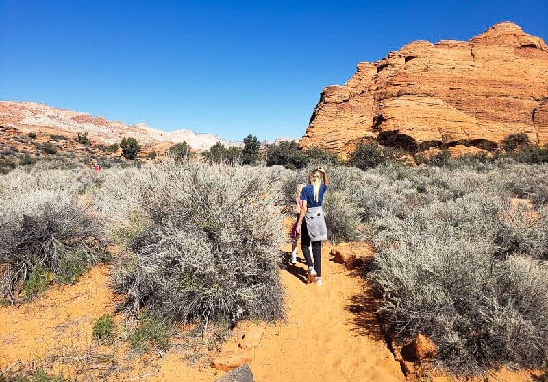 Snow Canyon Hikes with kids