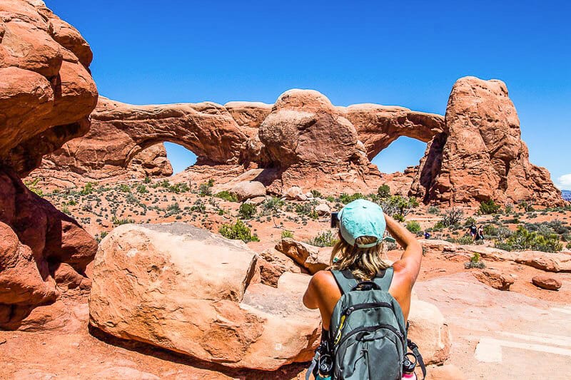 Windows Arch is the best view in ARches National Park