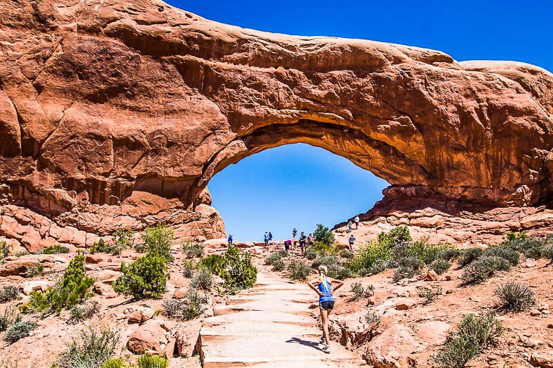 The Windows Arch - cool hike in Arches with kids