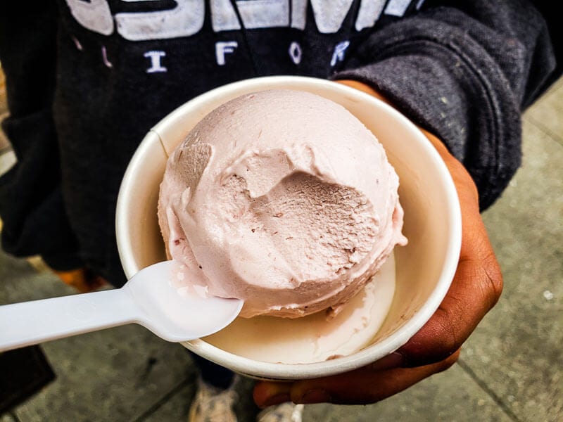 One of the best things to do in San Francisco with kids -eat ice cream