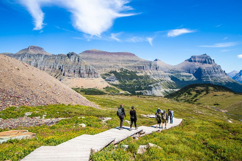 Hidden Lake Trail - outstanding hike in Glacier National Park with kids
