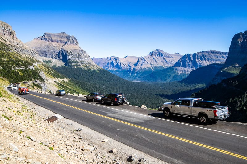 Going to the Sun road, Glacier National Park must see