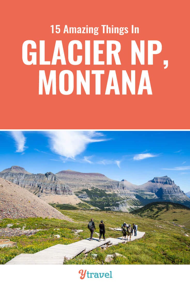 Check out this list of the 15 best things to do in Glacier National Park Montana including tips on how to get there, best hikes, best scenic drive, wildlife spotting, and where to stay. | National Parks | Montana Travel | USA Travel | Family Travel | Hiking | National Park | Travel Tips | Vacation | Adventure Travel.