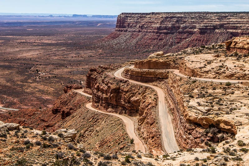 Road up to Natural Bridges from Valley of the Gods