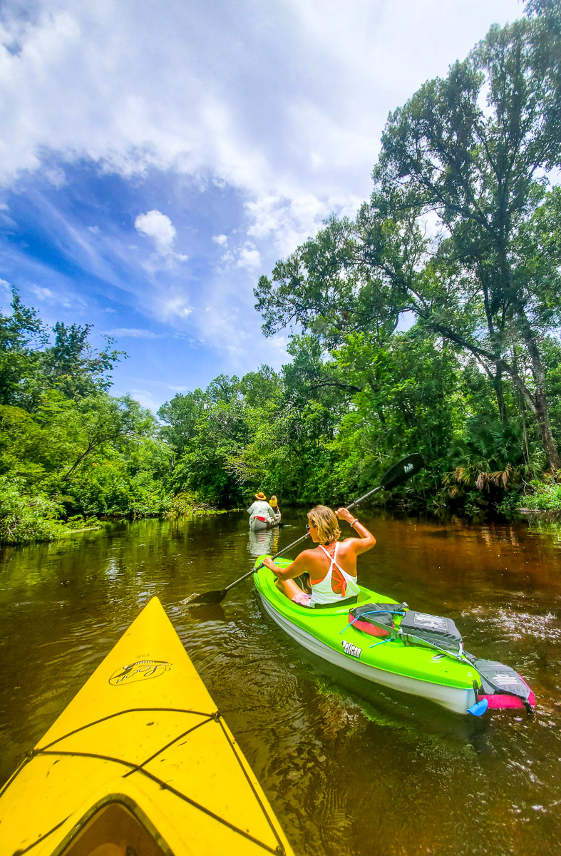 Kayak the Slave Canal, Monticelloa, Florida