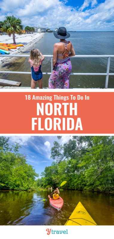 Planning to visit Florida? North Florida has a lot of fun activities on offer like kayaking, swimming in natural springs, eating fresh seafood, and nice beaches. Here are 18 fantastic things to do in North Florida.