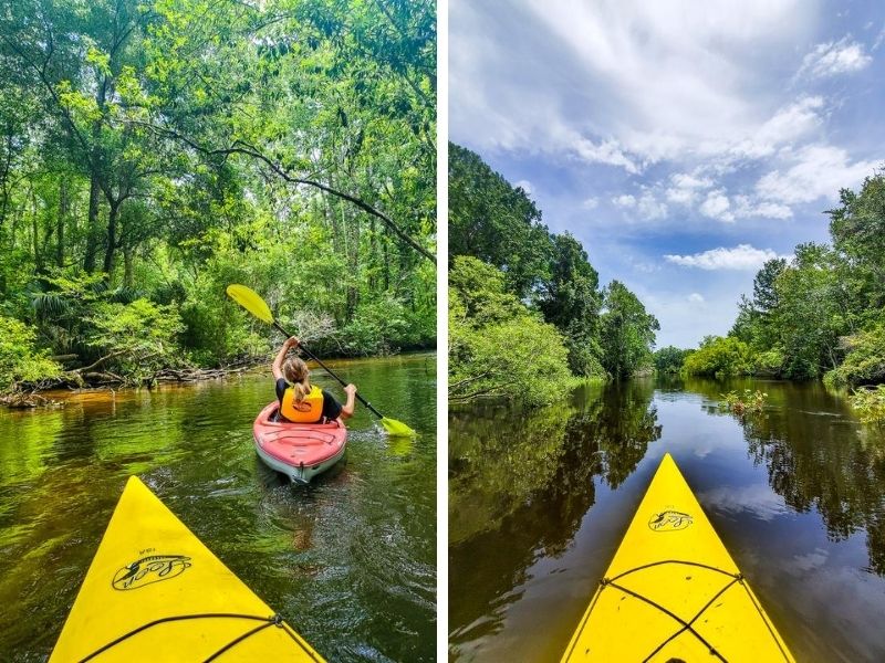 Kayak the Slave Canal, Monticelloa, Florida