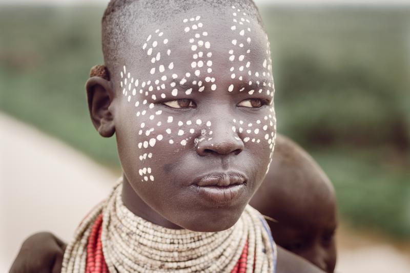 Karo tribe people are famous for their body painting Ethiopia