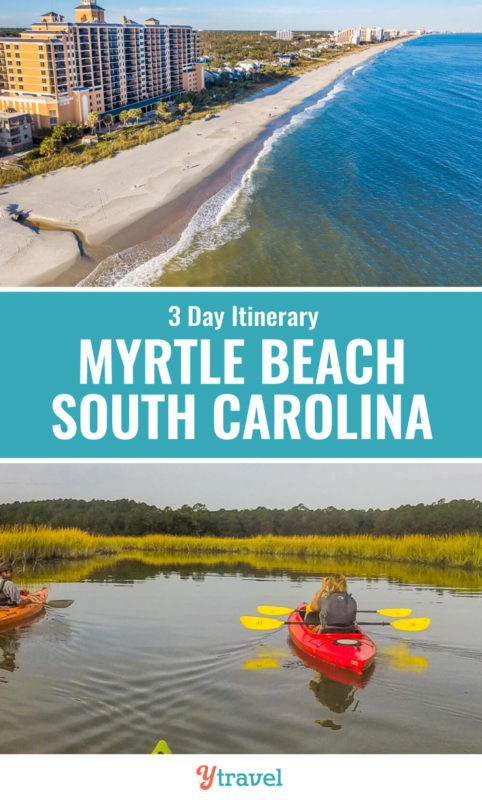 Planning to visit Myrtle Beach, South Carolina? Here is a 3 day itinerary with tips on the best things to do in Myrtle Beach including top Myrtle Beach attractions, places to eat and drink, and where to stay. Don't visit South Carolina before reading these Myrtle Beach travel tips!