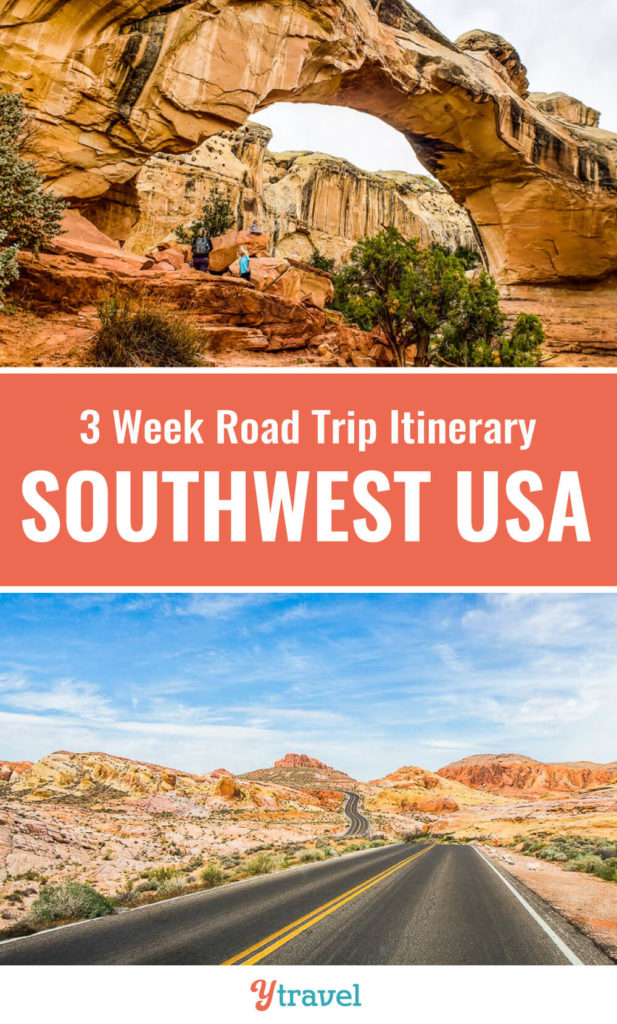 The American Southwest region is one of the best USA road trips destinations. Check out this 3 week road trip itinerary which takes you through amazing USA national parks in Utah, Arizona and starts and ends in Las Vegas. Put the American Southwest on your travel bucket list for your next family vacation!