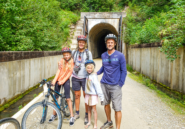Family-fun biking the Route of the Hiawatha Trail