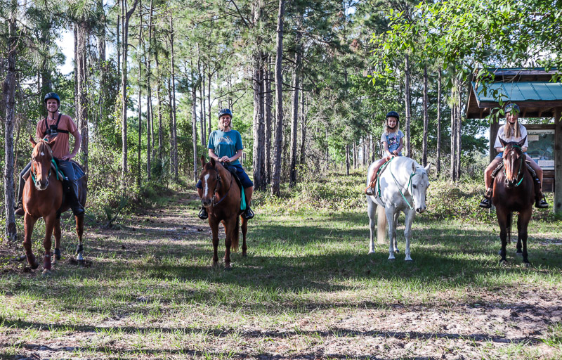 Horse ride with Greenridge Stables in Florida