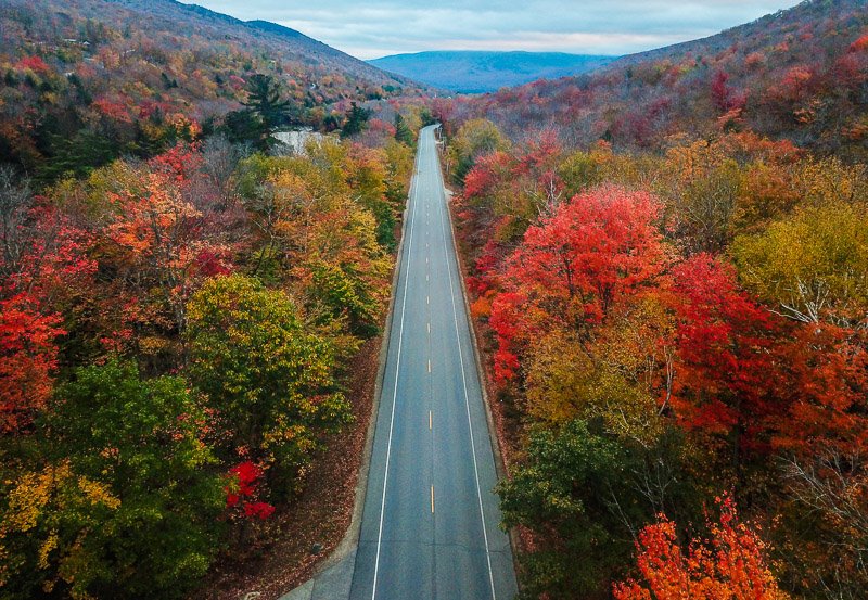 Kancamagus Highway scenic drive New England