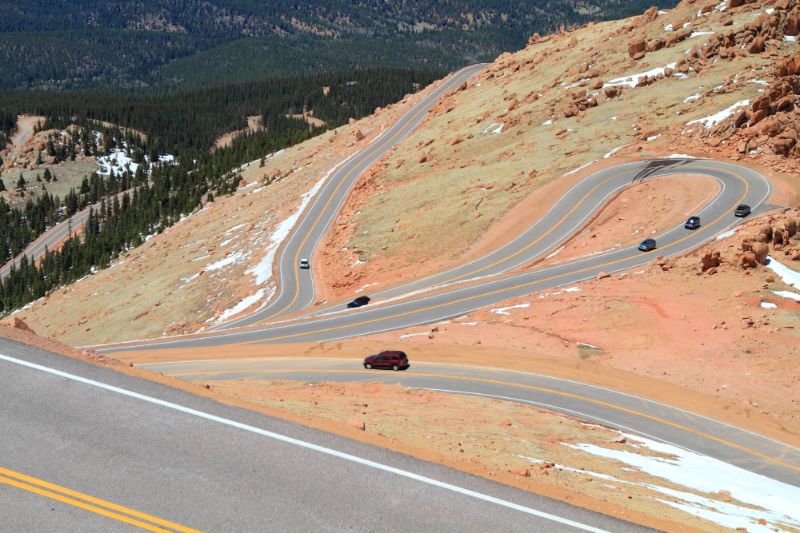 pikes peak scenic drive colorado