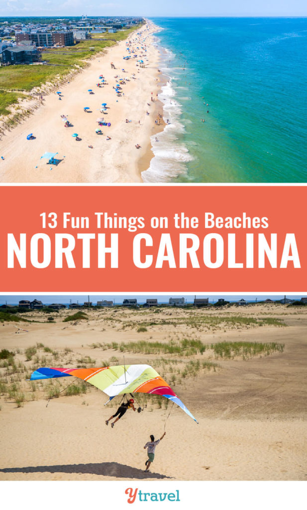 Planning to visit North Carolina for a beach vacation? Here are 13 fun experiences to have on North Carolina beaches that you will always remember from the Outer Banks to Wrightsville Beach to Ocean Isle Beach and in between.