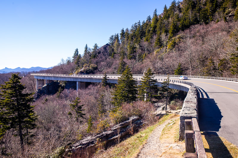 Linn Cove Viaduct in the Fall, Blue Ridge Parkway, NC