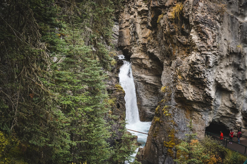 Lower Falls Johnston Canyon Banff National Park