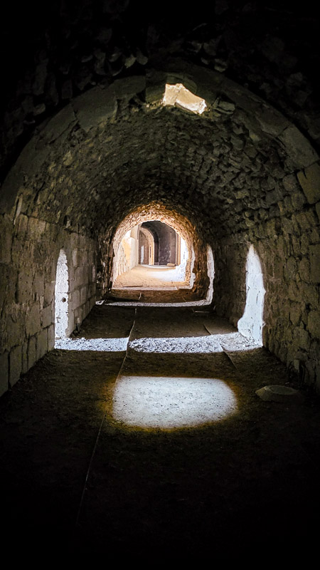 stone tunnels