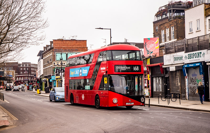 London bus in Camden